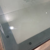 Crate & Barrel Parsons Glass Top DINING TABLE 60w36d29h