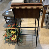 Denver Modern Vail Leather Bar Height BAR/COUNTER STOOL 19.5w24d39h