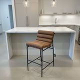 Denver Modern Vail Leather Bar Height BAR/COUNTER STOOL 19.5w24d39h