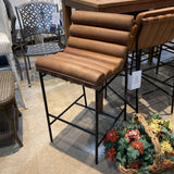 Denver Modern Vail Leather Bar Height BAR/COUNTER STOOL 19.5w24d39h