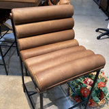Denver Modern Vail Leather Bar Height BAR/COUNTER STOOL 19.5w24d39h