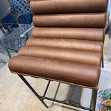 Denver Modern Vail Leather Bar Height BAR/COUNTER STOOL 19.5w24d39h