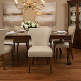 Crate & Barrel Sasha Nailhead Trim DINING CHAIRS 22w19d36h