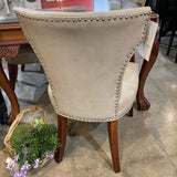 Crate & Barrel Sasha Nailhead Trim DINING CHAIRS 22w19d36h