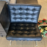 Knoll Barcelona Chair LOUNGE CHAIRS Black 31w30d30h
