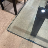 Le Corbusier LC6 Glass Top DINING TABLE 89w33.5d28.5h