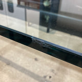 Le Corbusier LC6 Glass Top DINING TABLE 89w33.5d28.5h