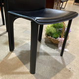 Le Corbusier LC6 Leather DINING CHAIRS Black 19w17d35h