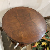 Transitional Wood 2-Tier SIDE TABLE 26Wx27H