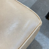 2pc Top Grain Leather Left-Facing SECTIONAL Camel 107w66d37h