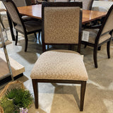 Smithe-Kote Upholstered Wood Framed Sleigh Back Armless DINING CHAIRS 21Wx22Dx38H