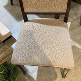 Smithe-Kote Upholstered Wood Framed Sleigh Back Armless DINING CHAIRS 21Wx22Dx38H