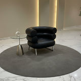 Bauhaus Eileen Gray Bibendum Leather CHAIR Black 29Wx32Dx39H