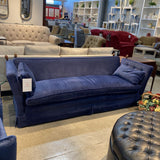 Skirted Hollywood Regency w/ Finial Accents SOFA 92w32d31h