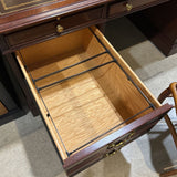 Sligh Furniture Executive Desk w/ Leather Bound Top Gold Leaf DESKS 72w36d30h