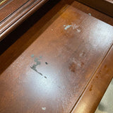 Sligh Furniture Executive Desk w/ Leather Bound Top Gold Leaf DESKS 72w36d30h