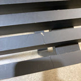 Herman Miller Platform Bench w/ Rounded Legs BENCH Black 48w18.5d15h