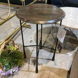 Bastion Sculptural Base END/SIDE TABLE 17d28h