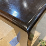 Fine Custom Single Slab Sleek Leg DINING TABLE Dark Espresso 74Wx41Dx29H