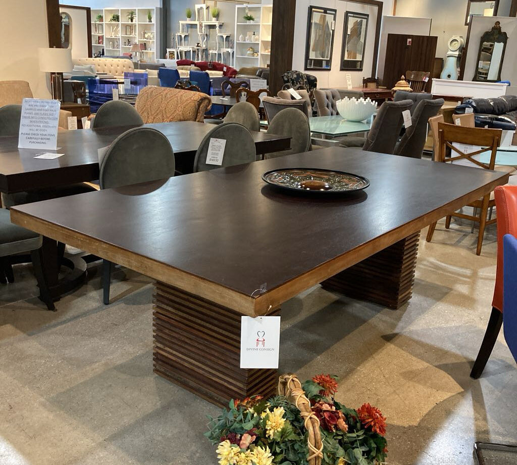 Crate & Barrel Paloma Rectangular DINING TABLE 92w45d30h