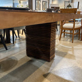 Crate & Barrel Paloma Rectangular DINING TABLE 92w45d30h