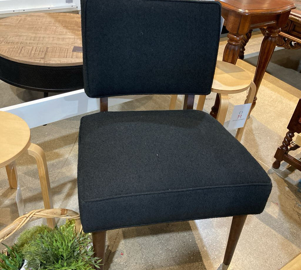 Room & Board Gigi Boucle LOUNGE CHAIRS Black 24w24d31h