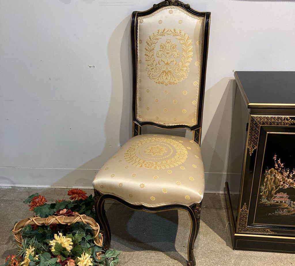 Custom French Revival Cabriole Leg DINING CHAIRS 20w20d46h