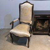 Custom French Revival Cabriole Leg Captain DINING CHAIRS 23w20d46h