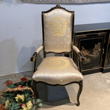 Custom French Revival Cabriole Leg Captain DINING CHAIRS 23w20d46h