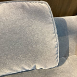 Custom Mohair Lounger CHAISE Blue 84w38d20h