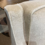 Modern Mohair Armchair LOUNGE CHAIRS Beige 27.5w30d29h