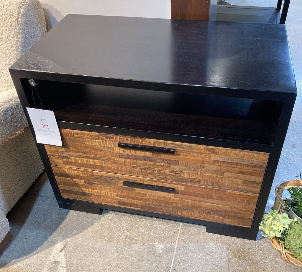 Crate & Barrel Seguro 2-Drawer MEDIA CONSOLE 34w18d28h