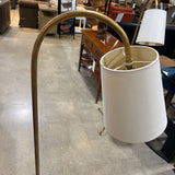 Distressed Brass Tripod Arching FLOOR LAMP 20Wx56H