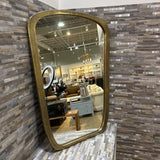 CB2 Ponder Brass Wall Mirror MIRRORS 23x32