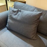 Minotti Custom Wide Roll-Arm SOFA Navy 112w38d24h