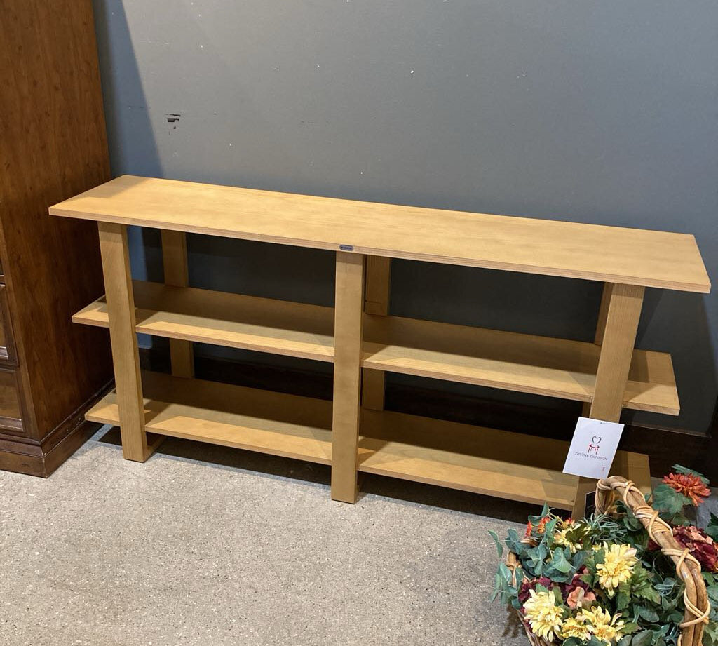 Burrow Index Console CONSOLE TABLE Oak 60w13.5d28.5h