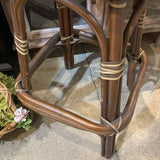 Renata Brown Rattan Bar Height BAR/COUNTER STOOL 21w18d45h