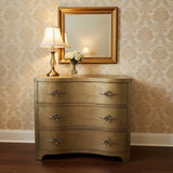 Hooker Furniture Sanctuary Gold Leaf 3-Drawer DRESSERS/CHESTS 38w20d34h