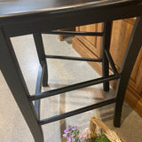 French Country Wood Ladder Back Bar BAR/COUNTER STOOL 19w18d44h