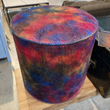 Cassaro Punto D'Arte' Velvet Ottoman OTTOMANS 18d18h