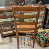 Pier 1 Wooden Ladder Back DINING CHAIRS 18w16d40h