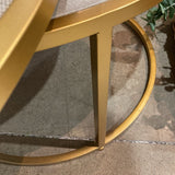 New Pacific Direct Faux Shagreen Round Nesting Tables COFFEE/COCKTAIL TABLE 35d18h