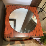 Square Modern w/ Glass Insert END/SIDE TABLE 20w20d20h