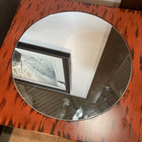 Square Modern w/ Glass Insert END/SIDE TABLE 20w20d20h