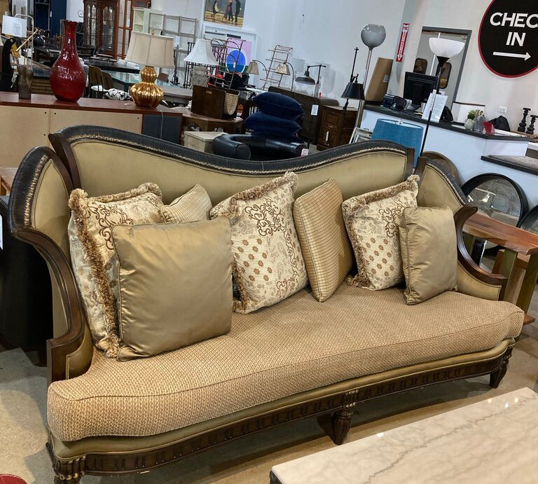 Custom Italian Rosewood SOFA 94w36d46h