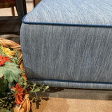 Modular Fabric Daybed w/ Contrast Piping SOFA 77w44d29h