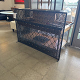 Diamond Mesh Grid Fireplace Screen FURNITURE 61w2d41h