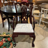 Claw Foot Chippendale DINING CHAIRS 20w19d41h