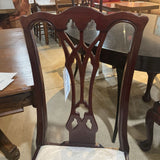 Cherry Claw Foot Chippendale Captain DINING CHAIRS 24w19d41h