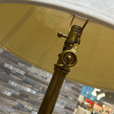 Mid-Century Brass w/ Conical Shade FLOOR LAMP 16d51h